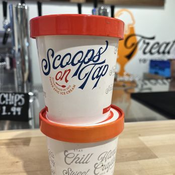 Scoops On Tap - Got my sweet treats all packaged up - Ice Cream & Frozen Yogurt Near Me - Covina, California Scoops On Tap - Got my sweet treats all packaged up - Ice Cream & Frozen Yogurt Near Me - Covina, California