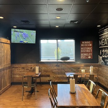 Dickey's Barbecue Pit - Ribs and football - American Near Me - Butte, Montana Dickey's Barbecue Pit - Ribs and football - American Near Me - Butte, Montana