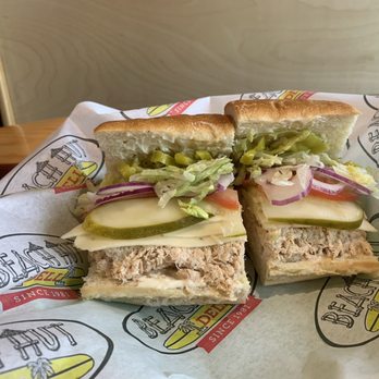 Beach Hut Deli - Tuna on French roll with everything - Delis Near Me - San Mateo, California