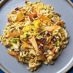 Hundy's - Veggie Biryani (image by Nik Sharma). Our's is pretty close.