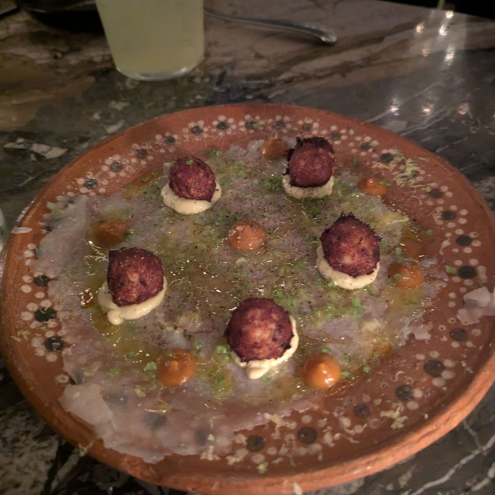 Si! Mon - Bragada & red snapper carpaccio - Latin American Near Me - Los Angeles, California