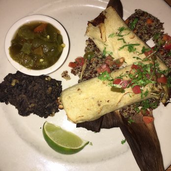Blu - Chicken Tamales, black beans, and quinoa - Wine Bars Near Me - Norman, Oklahoma