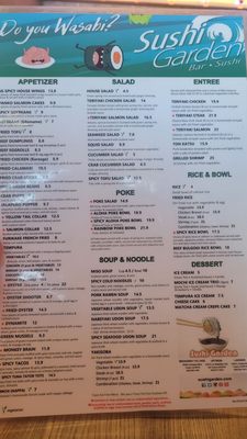 Menu photo 3 Sushi Garden Tucson, AZ Menu photo 3 Sushi Garden Tucson, AZ