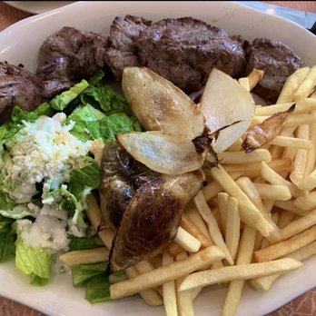 Albasha's Restaurant - Shish Kabob Plate - Greek Near Me - Prairieville, Louisiana