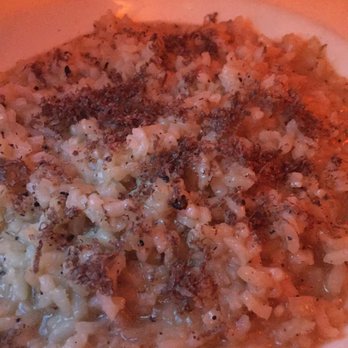 IL Bistro - Truffle risotto in badly need of some garnish/color and savory flavors. - Italian Near Me - Seattle, Washington