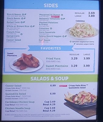 Menu photo 5 Pollo Tropical Orlando, FL