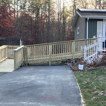 Hammer Away General Contracting - Custom handicap ramp with pressure treated lumber - Carpenters Near Me - Egg Harbor City, New Jersey Hammer Away General Contracting - Custom handicap ramp with pressure treated lumber - Carpenters Near Me - Egg Harbor City, New Jersey