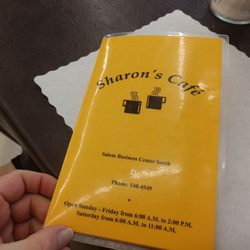 Sharon's Cafe - Menu