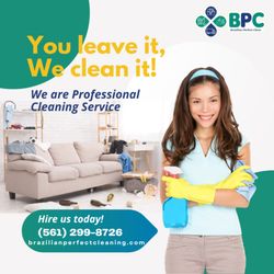 Brazilian Perfect Cleaning - Free Quote and Get 10%off Today
Get a Free Quote
(561) 299-8726