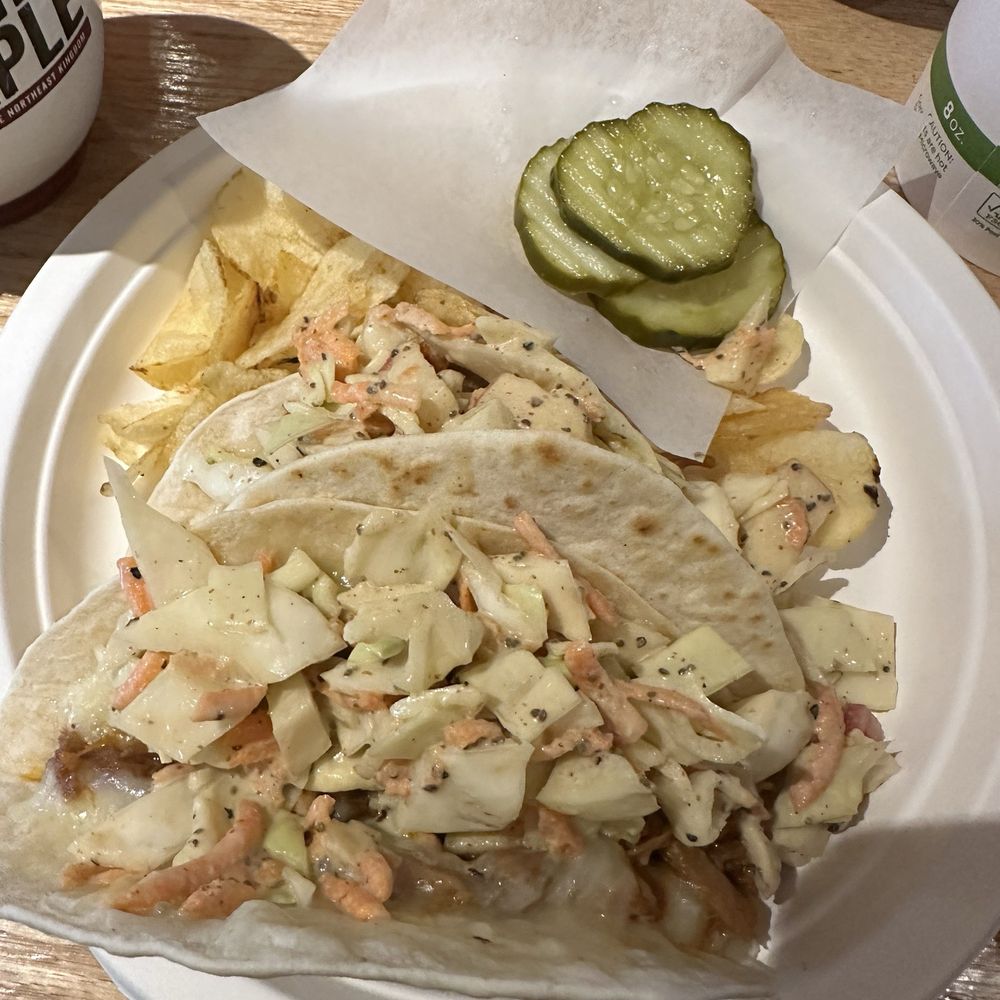 April's Maple - Maple bbq pulled pork taco - Ice Cream & Frozen Yogurt Near Me - Canaan, Vermont April's Maple - Maple bbq pulled pork taco - Ice Cream & Frozen Yogurt Near Me - Canaan, Vermont