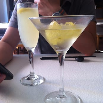 Minami - French 75 on left, vesper on right - Japanese Near Me - Vancouver, British Columbia Minami - French 75 on left, vesper on right - Japanese Near Me - Vancouver, British Columbia
