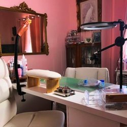 Tosha Rae Nailed - Mini Salon located in N.W. Garland, TX. Gel Nail Tech Specialist. One of my nail stations.