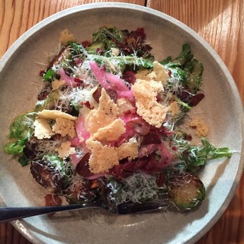 Deer + Almond - Fried Brussels sprouts - Tapas Bars Near Me - Winnipeg, Manitoba