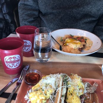 LouVino - Pancake tacos and egg Benedict - Southern Near Me - Indianapolis, Indiana LouVino - Pancake tacos and egg Benedict - Southern Near Me - Indianapolis, Indiana