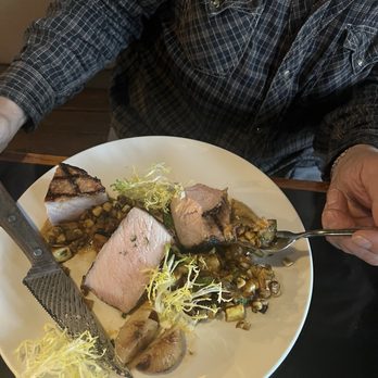 Lewis & Main - Pork loin 42$ - New American Near Me - Monroe, Washington