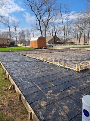 On the grass lawn service