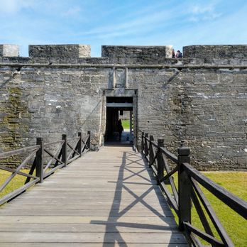 Castillo de San Marcos - Main entrance to the fort. - Landmarks & Historical Buildings Near Me - Saint Augustine, Florida Castillo de San Marcos - Main entrance to the fort. - Landmarks & Historical Buildings Near Me - Saint Augustine, Florida