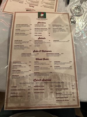 Menu photo 5 D'Nonna Lewisville, TX