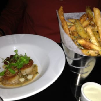Gemini - Scallops and truffle fries - New American Near Me - Chicago, Illinois Gemini - Scallops and truffle fries - New American Near Me - Chicago, Illinois
