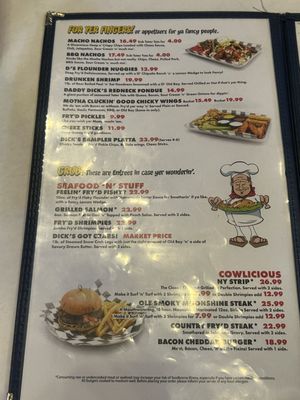 Menu photo 3 Dick's Last Resort Gatlinburg, TN