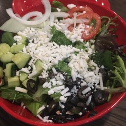 Small House Salad with Vegan Cheese