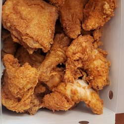 Krispy Krunchy Chicken - Family combo with 12 pieces of bone in chicken and 6 tenders