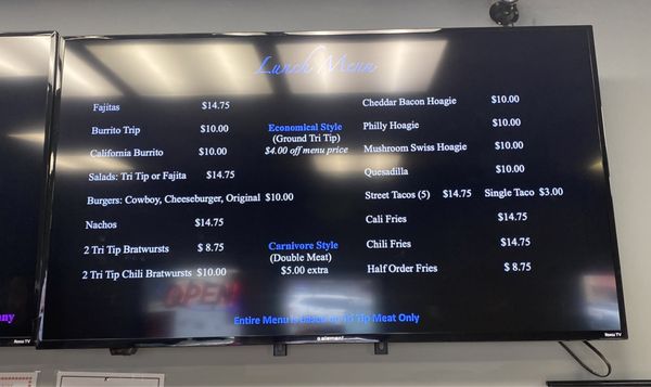 Menu photo 1 Medina's Tri Tip Company Lowell, AR Menu photo 1 Medina's Tri Tip Company Lowell, AR