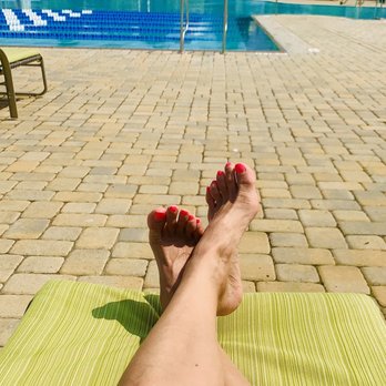 Life Time - Lane swim outdoor pool view - Gyms Near Me - Phoenix, Arizona