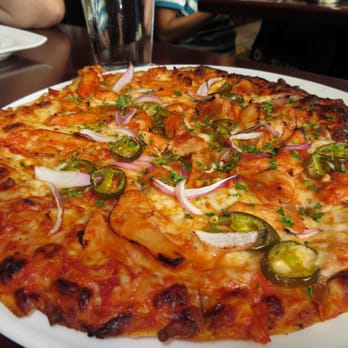 Steamworks - Spicy BBQ Chicken Pizza - $15 - Pubs Near Me - Vancouver, British Columbia
