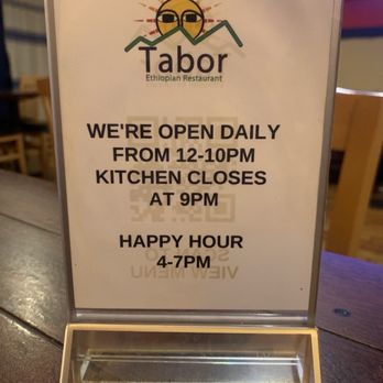 Tabor Ethiopian Restaurant - happy hour time - Ethiopian Near Me - Baltimore, Maryland Tabor Ethiopian Restaurant - happy hour time - Ethiopian Near Me - Baltimore, Maryland