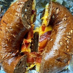 1 Egg Breakfast Bagel, BEC.