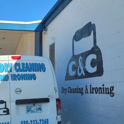 C & C Dry Cleaning & Ironing - Front wall