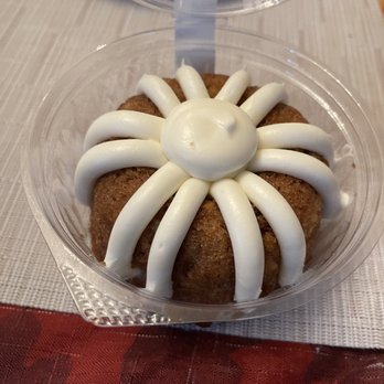Nothing Bundt Cakes - Carrot cake bundlet (free birthday item) - Desserts Near Me - Gaithersburg, Maryland Nothing Bundt Cakes - Carrot cake bundlet (free birthday item) - Desserts Near Me - Gaithersburg, Maryland