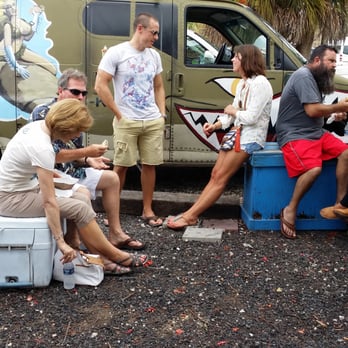 Garbo's Grill - Everyone enjoying good eats courtesy of Garbos. - Food Trucks Near Me - Key West, Florida Garbo's Grill - Everyone enjoying good eats courtesy of Garbos. - Food Trucks Near Me - Key West, Florida