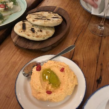 Mamakas Taverna - House made dip, and pita - Greek Near Me - Toronto, Ontario