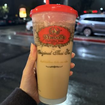 ChaTraMue Original Thai Tea - Hojicha milk tea - Bubble Tea Near Me - Rosemead, California