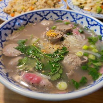 Pad Thai - Beef Pho Noodles with Beef Meatballs - Thai Near Me - Lemoore, California