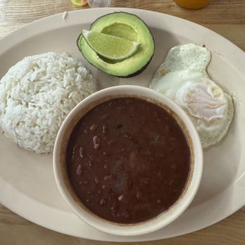 El Sabor Latino - Beans, fried egg, rice and avocado - Latin American Near Me - Memphis, Tennessee
