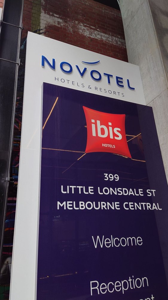 NOVOTEL AND IBIS MELBOURNE CENTRAL HOTEL 399 Little Lonsdale St, Melbourne Victoria, Australia NOVOTEL AND IBIS MELBOURNE CENTRAL HOTEL 399 Little Lonsdale St, Melbourne Victoria, Australia