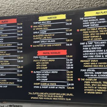 Heart To Table - Menu - Seafood Near Me - Waipahu, Hawaii Heart To Table - Menu - Seafood Near Me - Waipahu, Hawaii