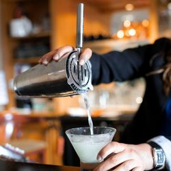 the Pub at Zermatt - Drink being mixed
