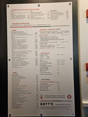 Menu photo 2 Gotts Roadside Napa, CA