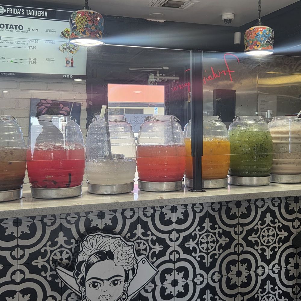 Frida’s Taqueria - Plenty of aguas frescas to choose from - Tacos Near Me - Oceanside, California Frida’s Taqueria - Plenty of aguas frescas to choose from - Tacos Near Me - Oceanside, California