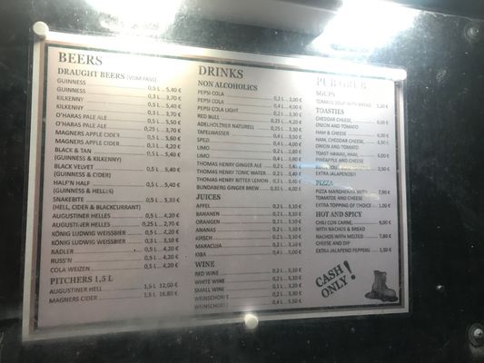 Menu photo 1 The Muddy Boot Dachau, BY Menu photo 1 The Muddy Boot Dachau, BY
