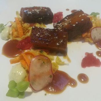 Farm & Table - Pork belly small plate $19 - New American Near Me - Albuquerque, New Mexico