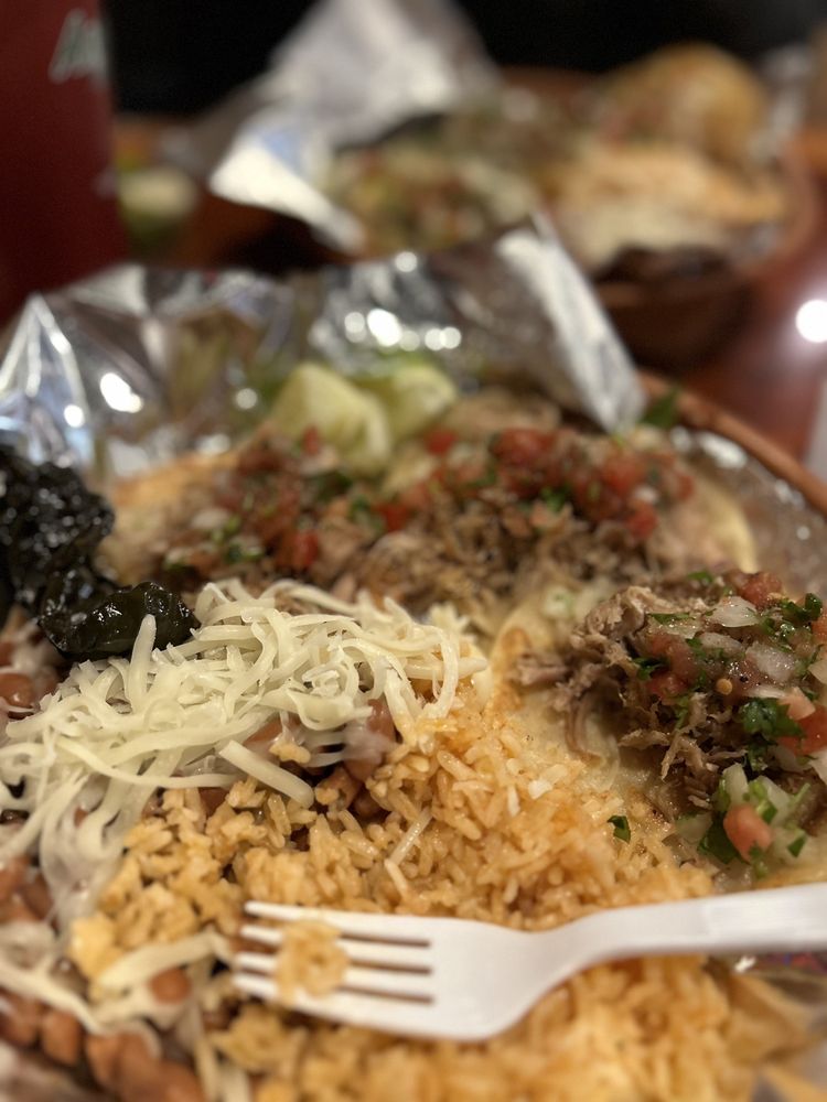 Food from Angelica's Mexican Grill