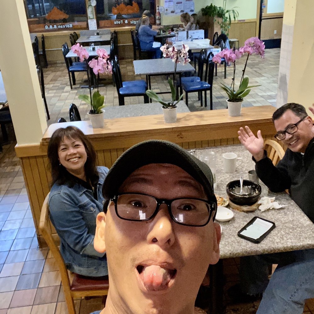 Nakwon Korean BBQ House - 02.16.20 Steve, restaurant owner, takes a selfie of us - Korean Near Me - Marina, California