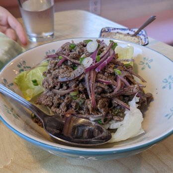 Rukdiew Cafe - Larb Salad - Beef - Thai Near Me - Portland, Oregon Rukdiew Cafe - Larb Salad - Beef - Thai Near Me - Portland, Oregon