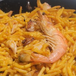 Bonfin - This is paella made of noodles. They also had the rice based one on the menu.
