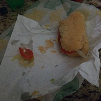 Subway - Dry old bread falling apart. - Sandwiches Near Me - Fresno, California Subway - Dry old bread falling apart. - Sandwiches Near Me - Fresno, California